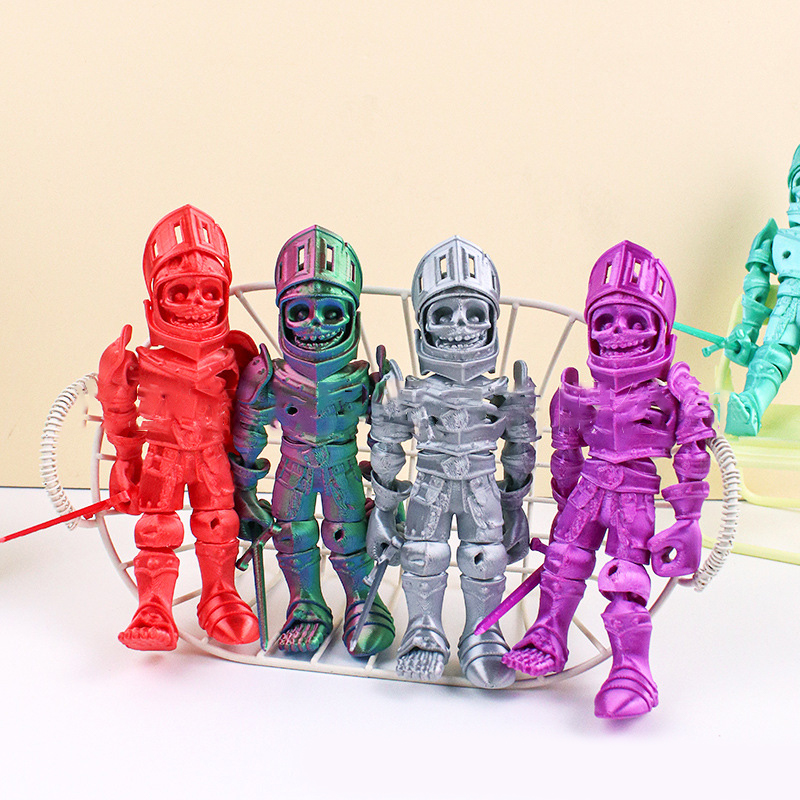 3D Printed Skeleton Action Fig - 3D Printing Robot ulasan dan harga