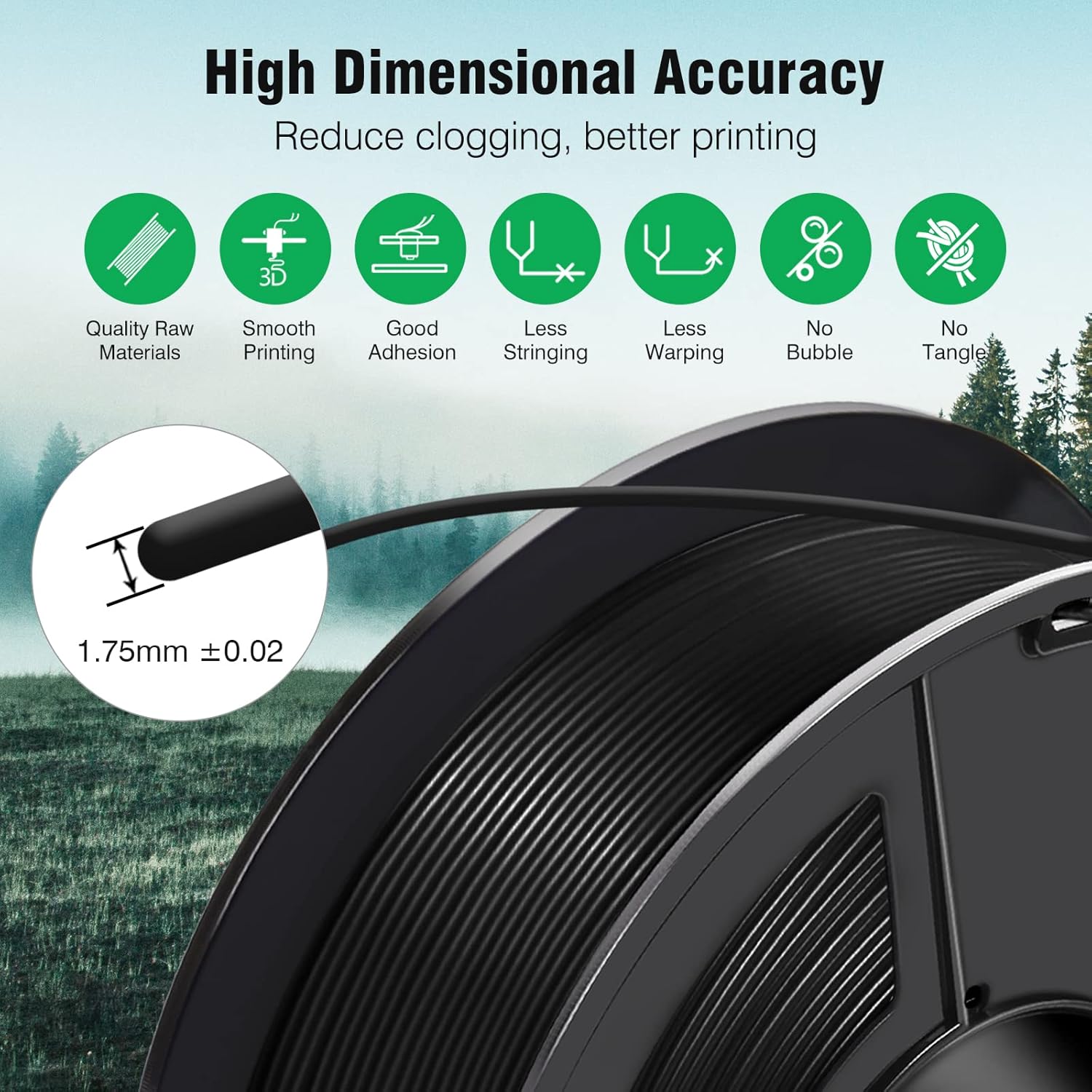 TECBEARS ASA 3D Printer Filame - Asa Filament Outdoor ulasan dan harga
