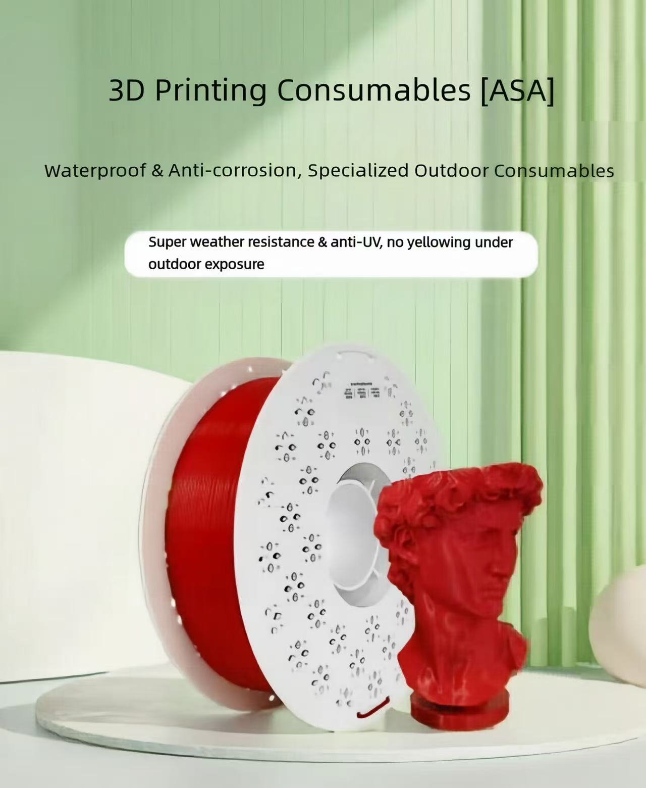 ASA Filament 1.75mm 1KG Outdoo - Asa Filament Outdoor ulasan dan harga