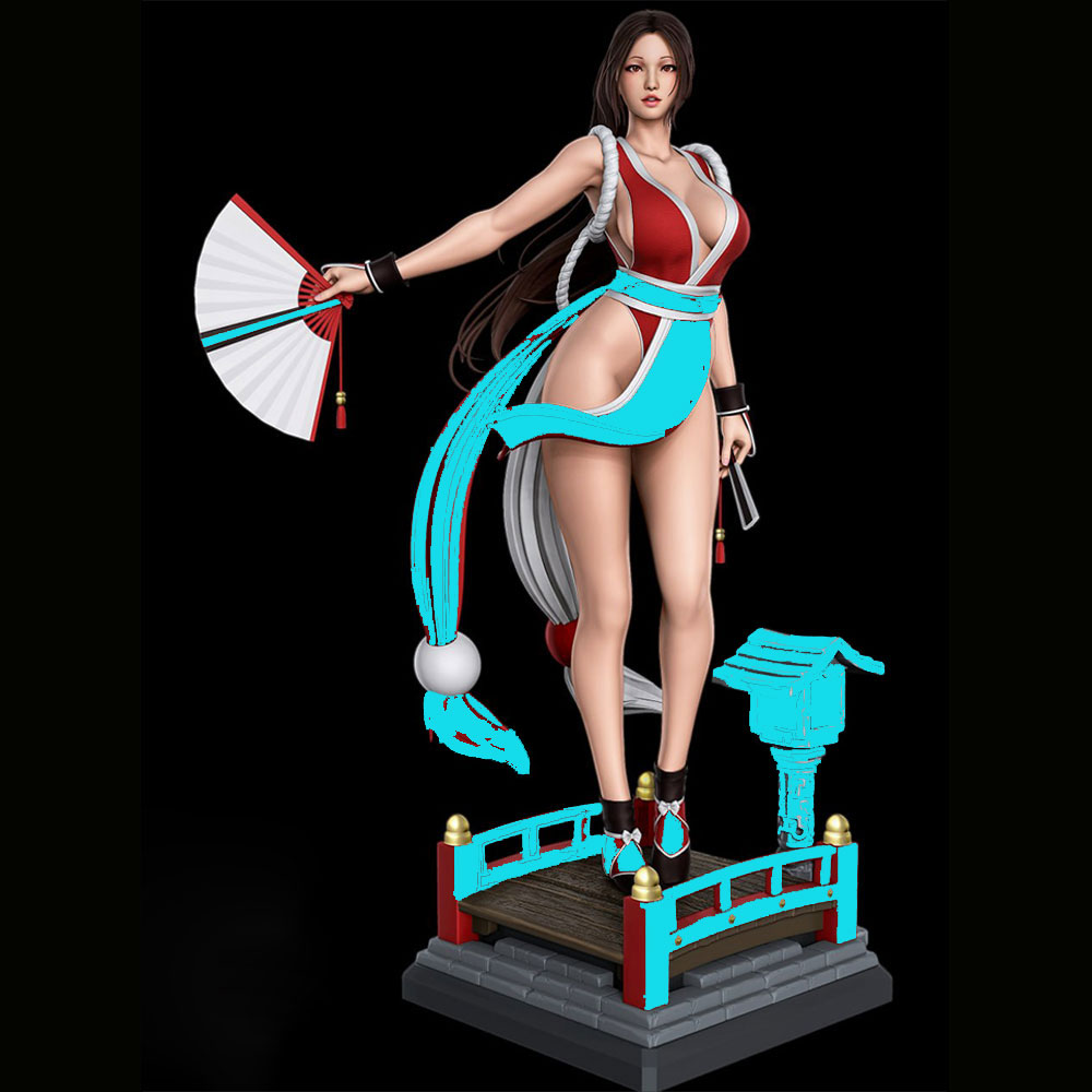 1/24 Sexy Long-Haired Girl Min - 3D Printing Apps ulasan dan harga