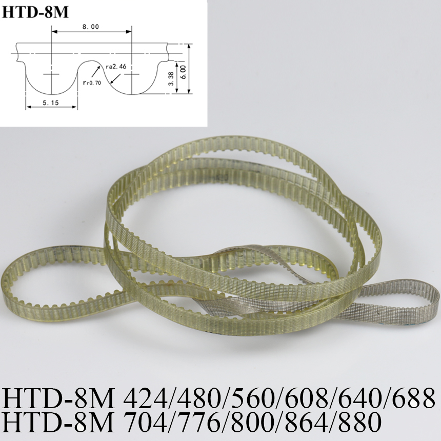 HTD 8M 424/480/560/608/640/688 - Timing Belt ulasan dan harga