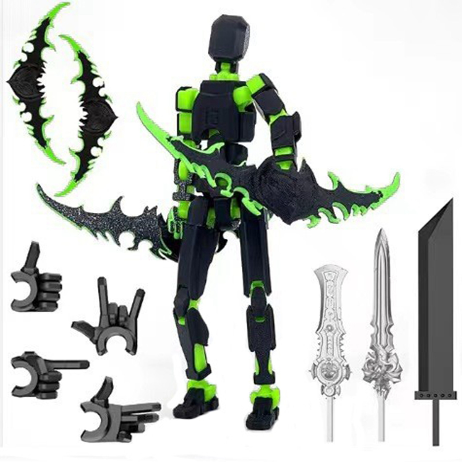 Titan 13 With Wings Figure Toy - 3D Printing Robot ulasan dan harga