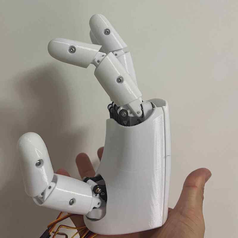AmazingHand 8 DOF Robot Hand 3 - 3D Printing Robot ulasan dan harga