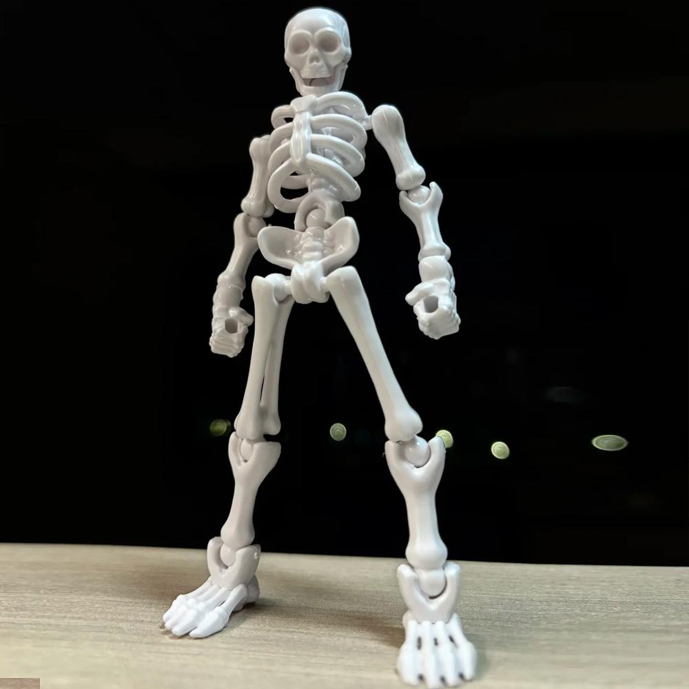 DIY Skeleton Figurines Plastic - 3D Printing Robot ulasan dan harga