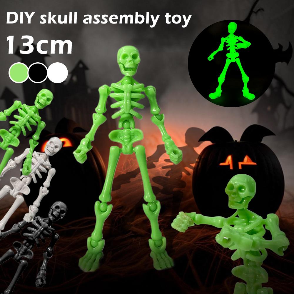 DIY Skeleton Figurines Plastic - 3D Printing Robot ulasan dan harga