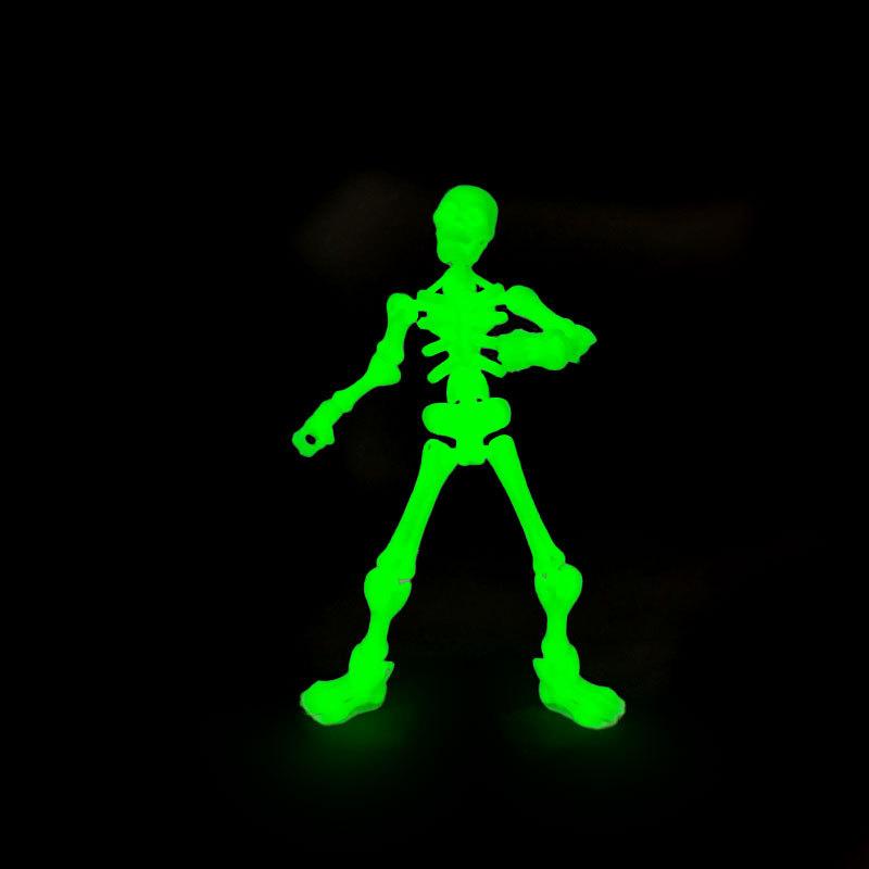DIY Skeleton Figurines Plastic - 3D Printing Robot ulasan dan harga