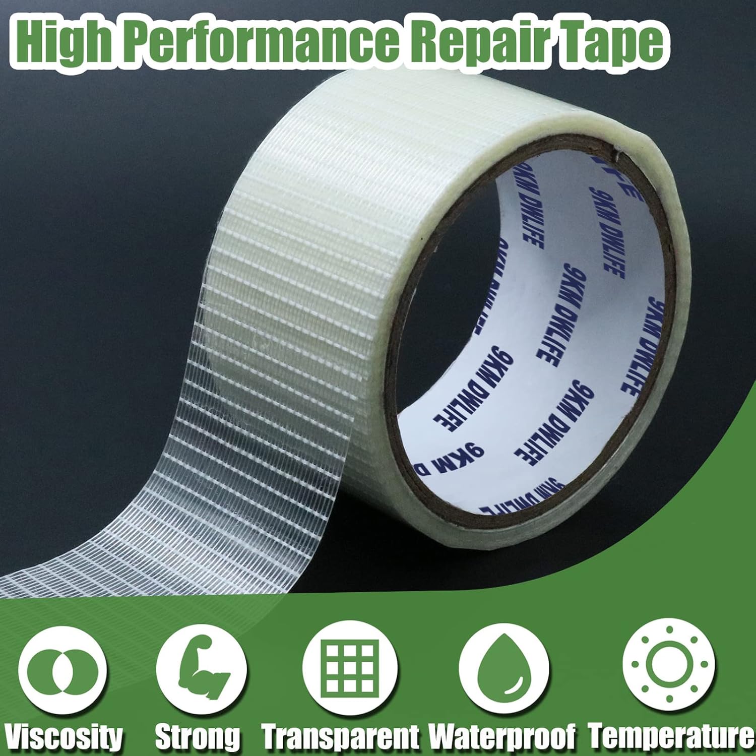9KM DWLIFE Kite Repair Tape Cl - Asa Filament Outdoor ulasan dan harga