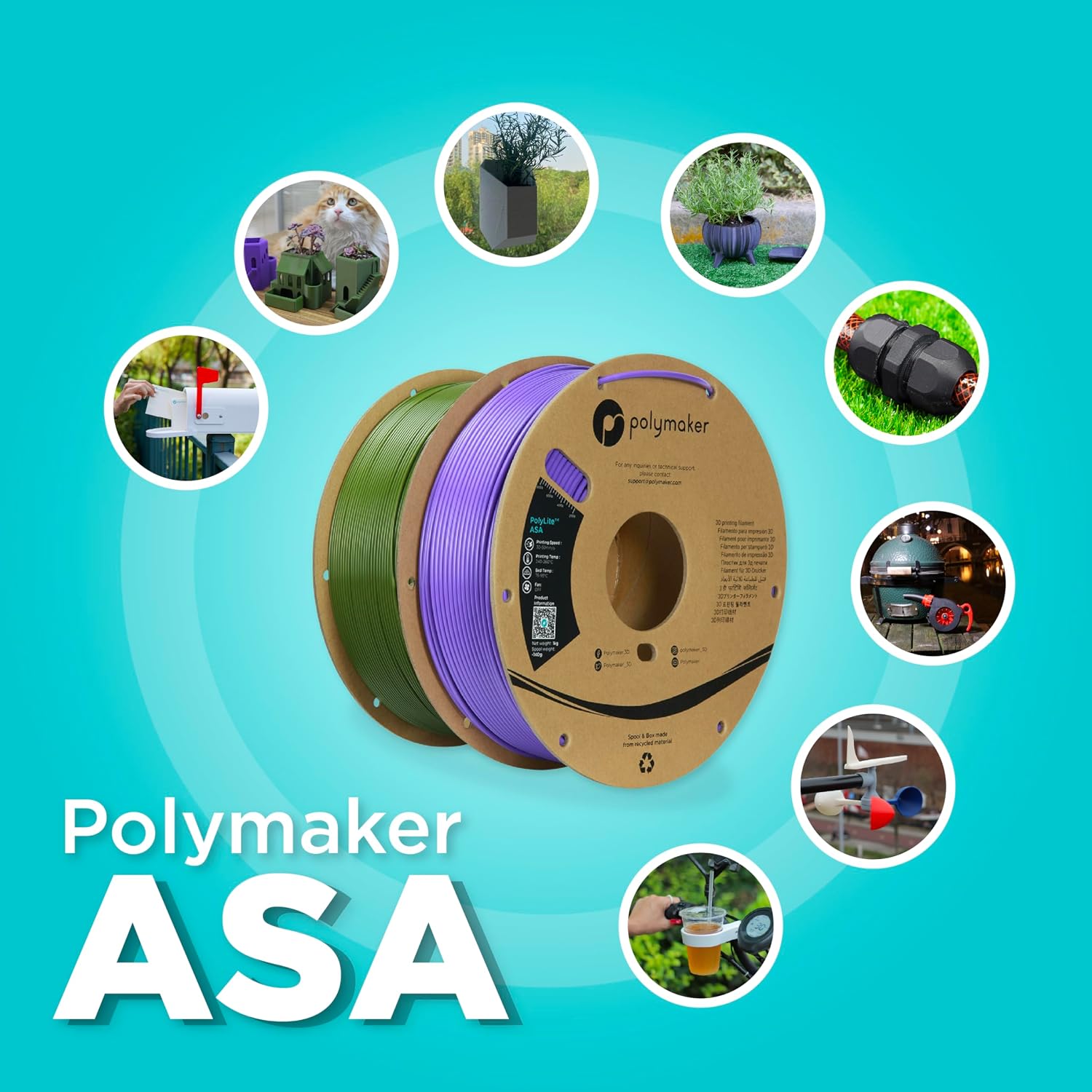 ^For ASA Filament 1.75mm 5KG W - Asa Filament Outdoor ulasan dan harga