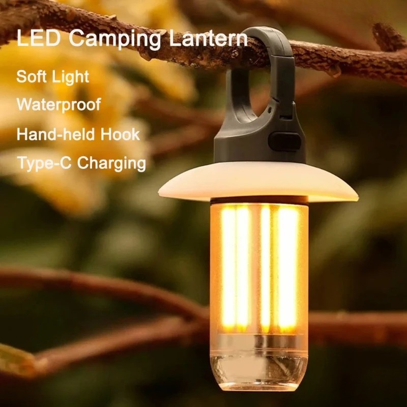 LED Camping Lantern Rechargeab - Asa Filament Outdoor ulasan dan harga