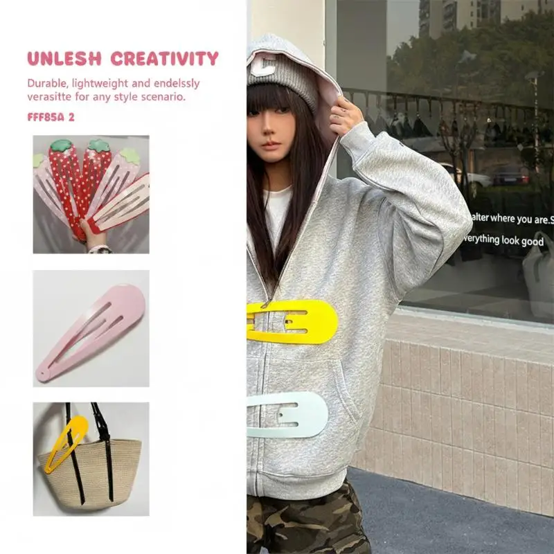 Funny Extra-large Hair Clips P - 3D Printing Metal ulasan dan harga