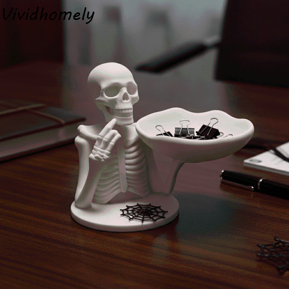 3D Printed Skeleton Candy Bowl - 3D Printing Pla ulasan dan harga