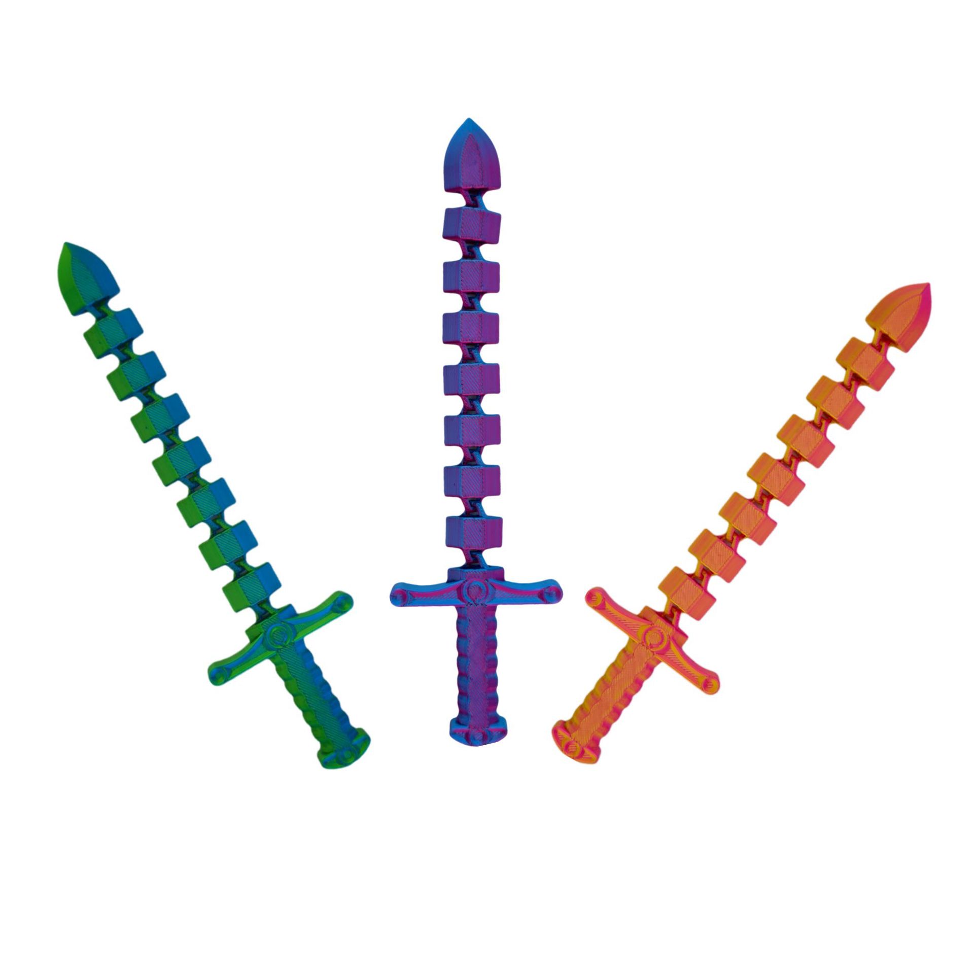 New 3D Printed Sword Movable J - 3D Printing Apps ulasan dan harga